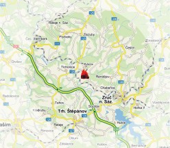 mapa regionu