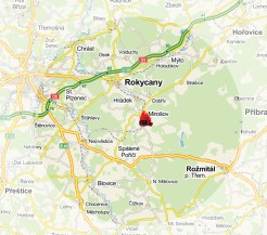 mapa regionu
